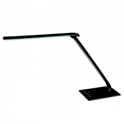 Lampka LED na biurko, 7W, elegancka czarna